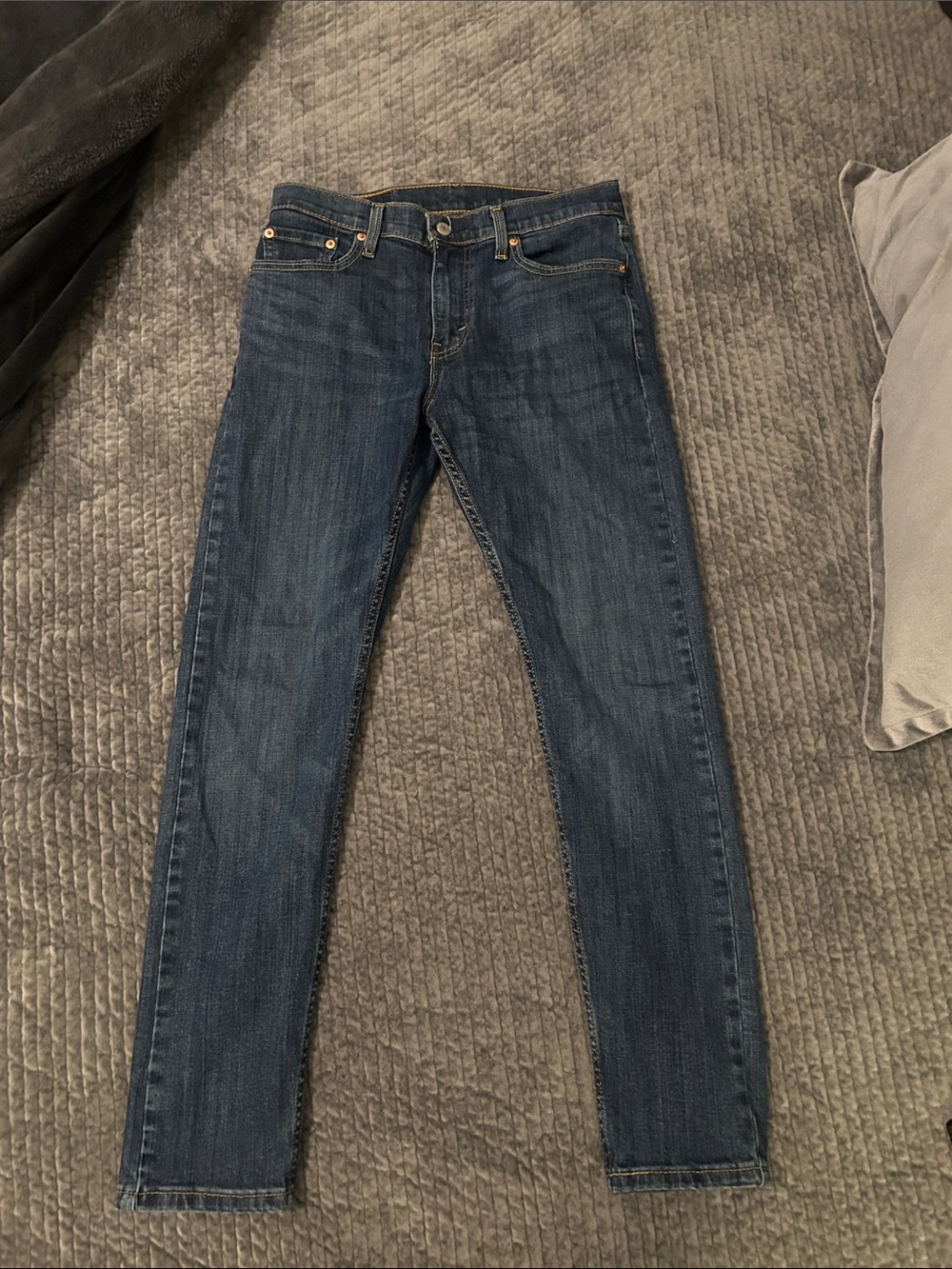 Levi's 512 Slim Taper  Jeans in Dark Blue Denim